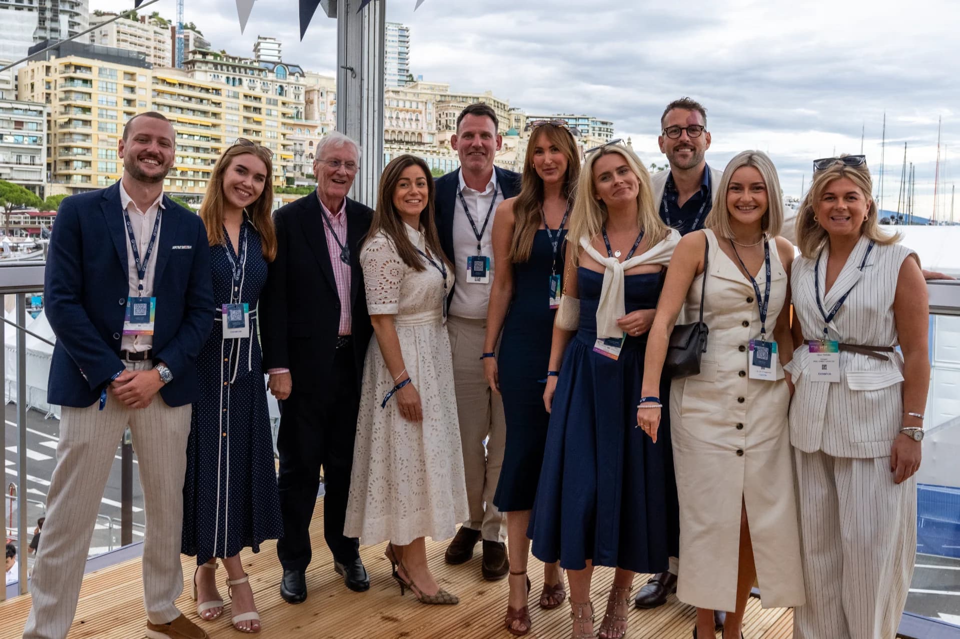 Glancy Fawcett at the Monaco Yacht Show 2025