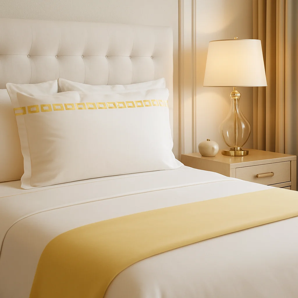 Custom designed linens